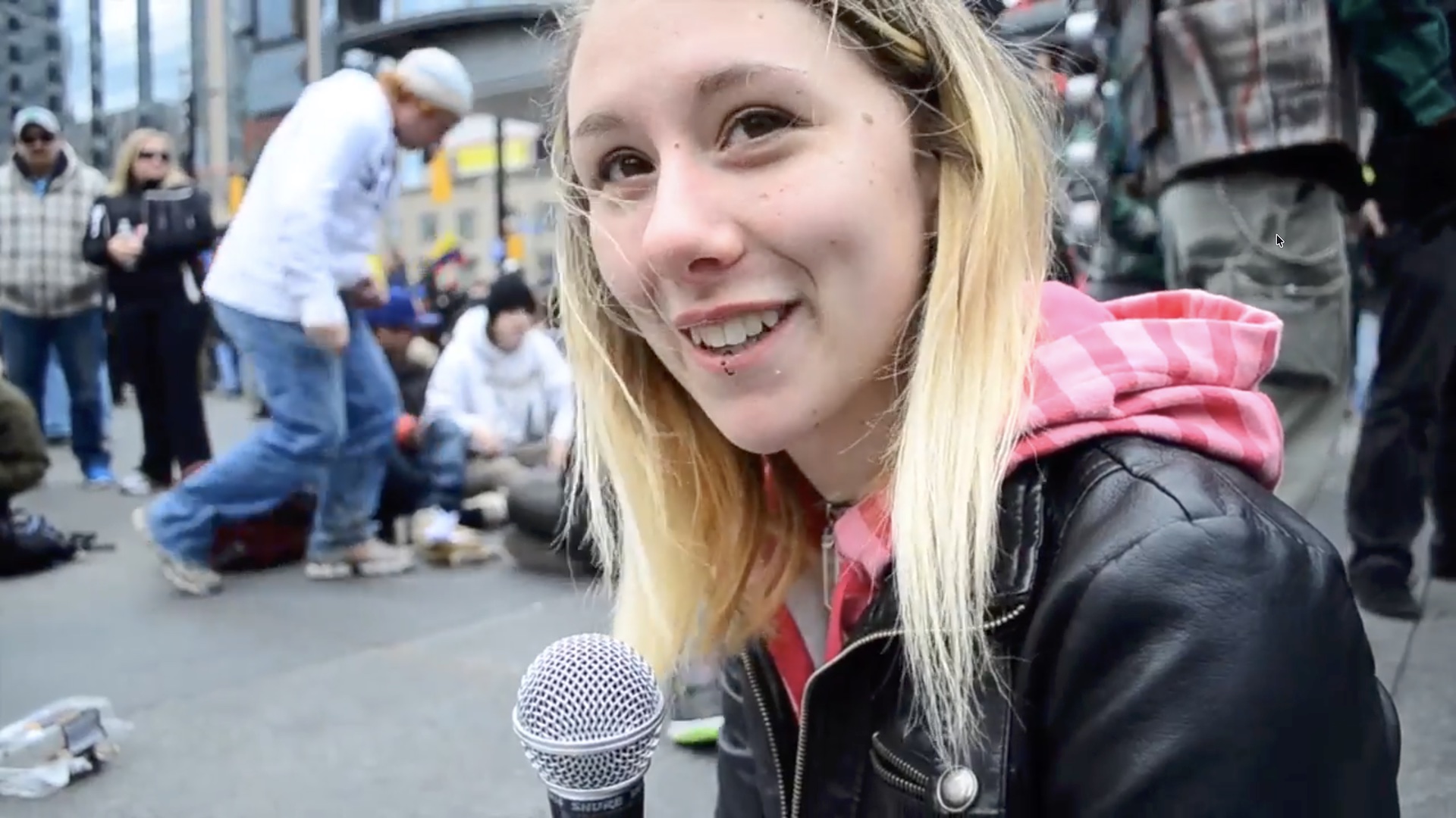 Young Girl Medical Miracle At 420 Rally Yonge Dundas Square 2014