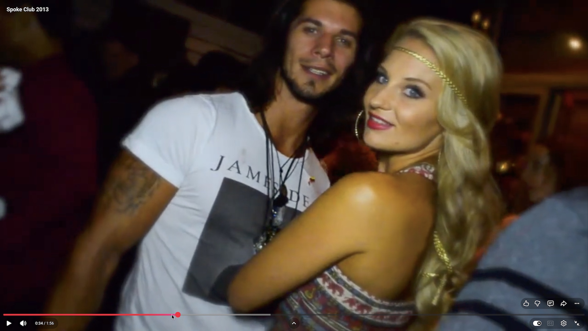 Beautiful Couple Spoke Club Rooftop Nightclub TIFF Party 2013