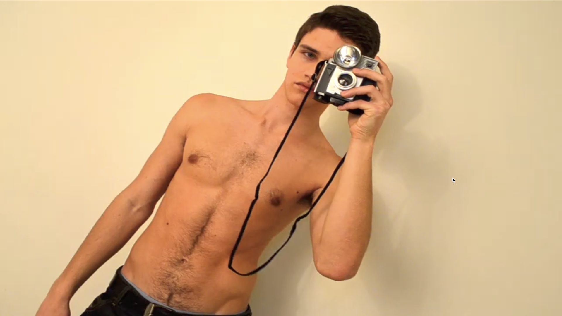 Male Shirtless Olsen Model - Behind The Scenes Photography Shoot